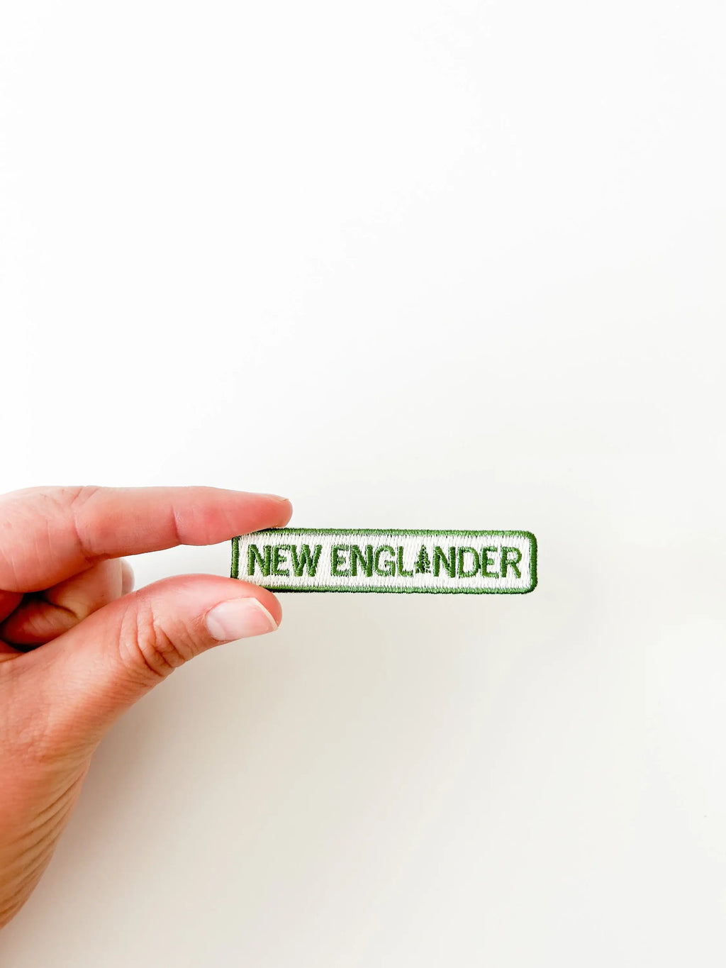 New England Embroidered Iron - On Patch New Englander