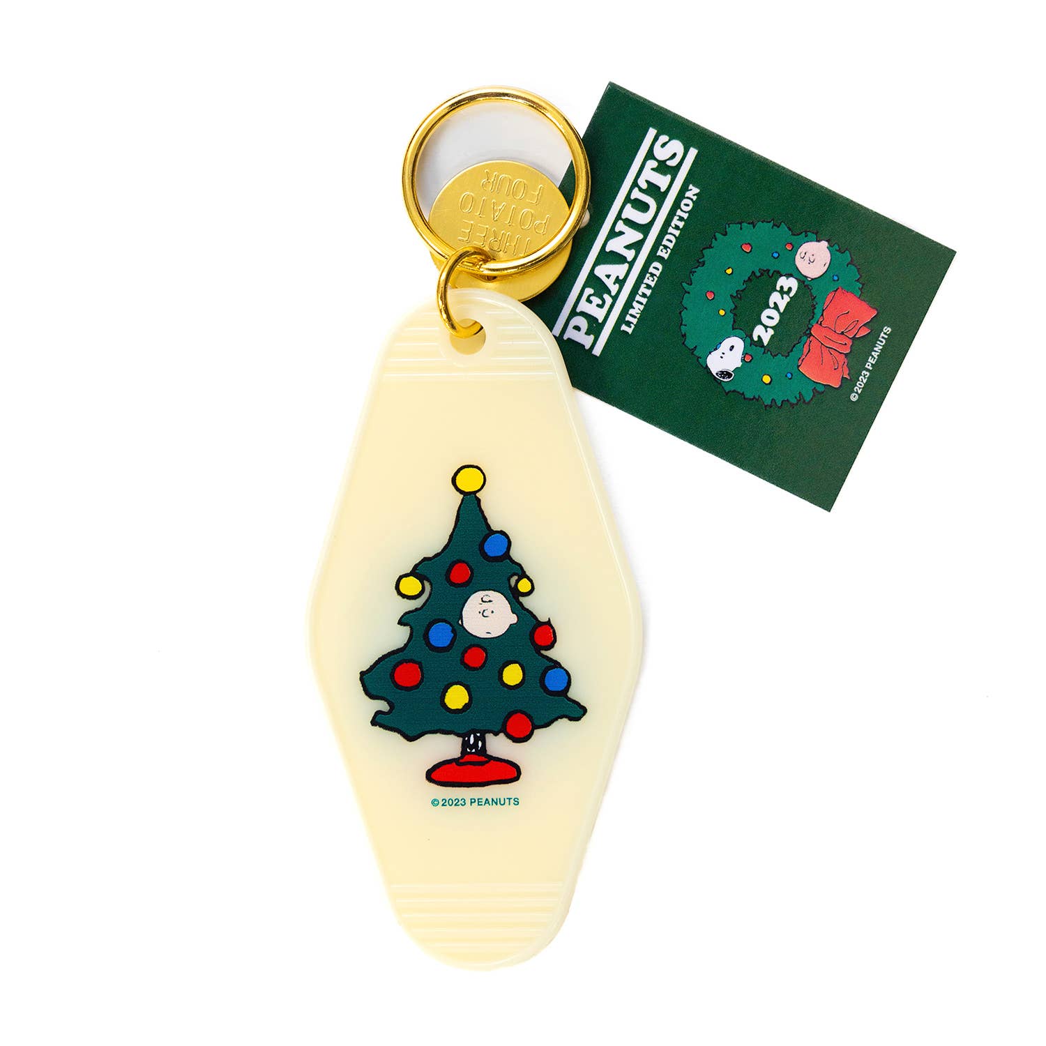 3P4 x Peanuts® - Charlie Brown Xmas Key Tag